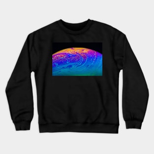 Soap Bubble Close Up Crewneck Sweatshirt